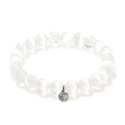 Otter Spirit Selenite Bracelet